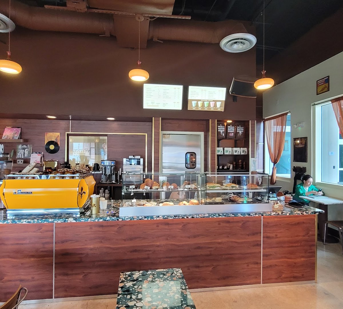 Interior of Rutina Coffee, specialty coffee shop in Miami