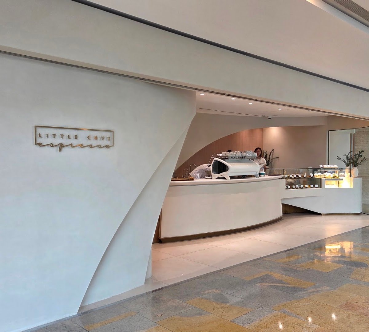 Storefront of Little Cove Espresso, specialty coffee shop in Hong Kong