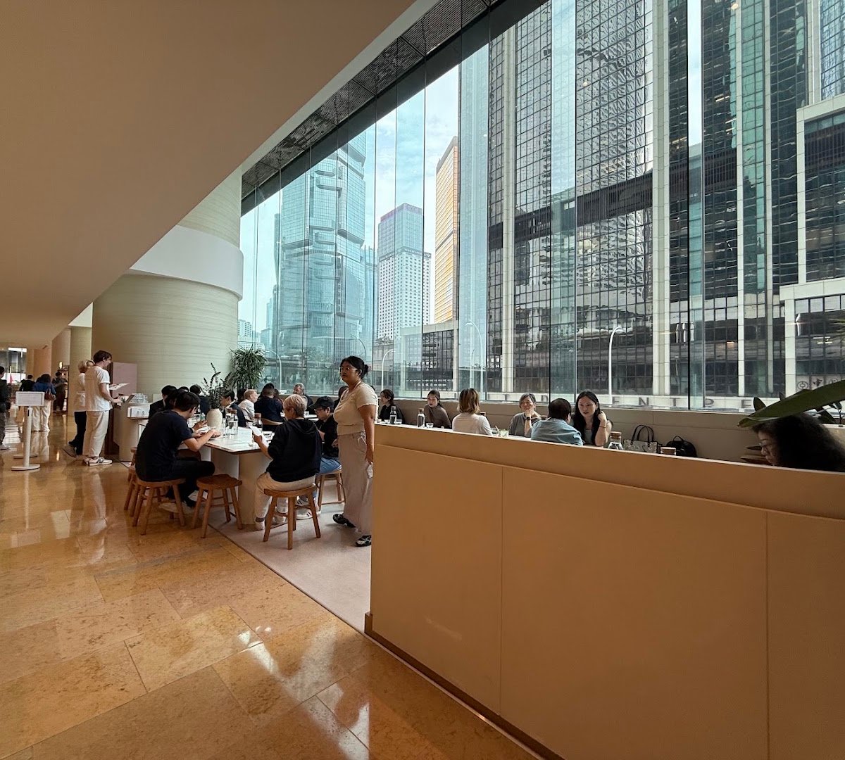 Interior of Little Cove Espresso, specialty coffee shop in Hong Kong