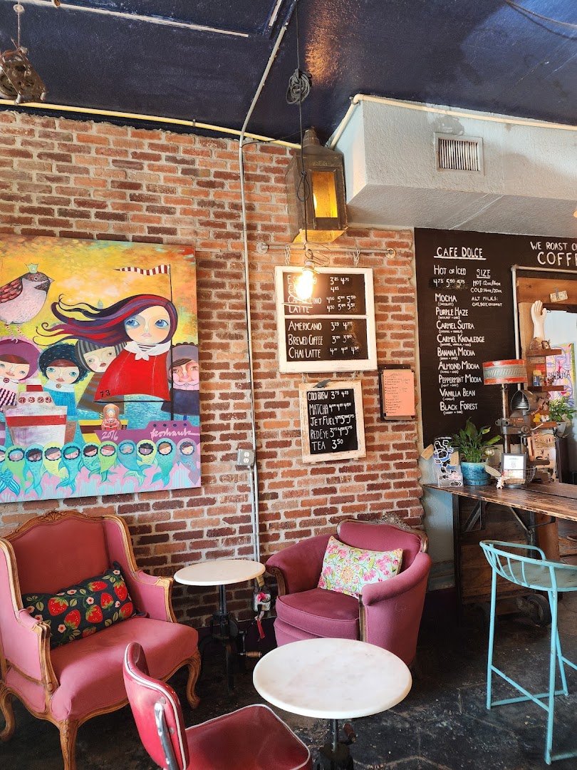 Interior of Black Crow Coffee Shop, specialty coffee shop in Tampa-St. Petersburg