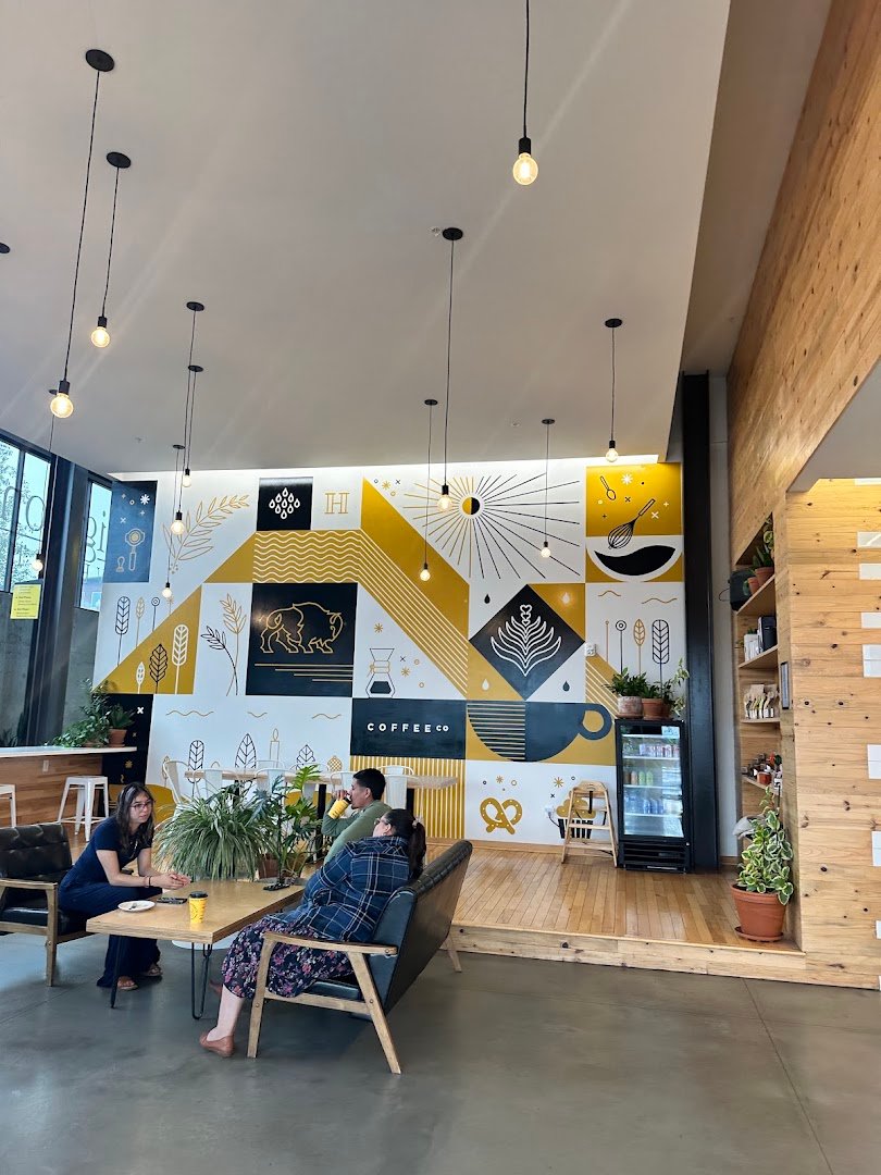 Interior of Hardy Coffee Co., specialty coffee shop in Omaha