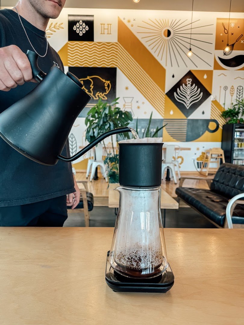 Coffee at Hardy Coffee Co., specialty coffee shop in Omaha