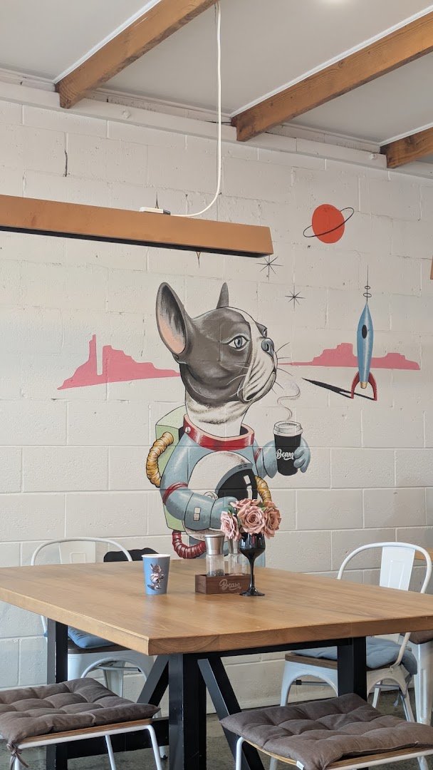 Interior of Beam Cafe, specialty coffee shop in Auckland
