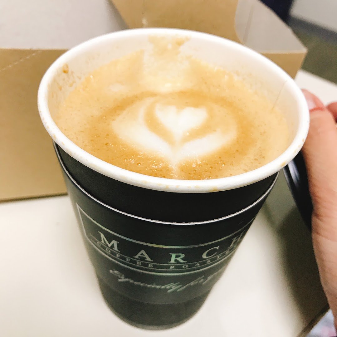 Coffee at March Coffee Roasters, specialty coffee shop in Seoul