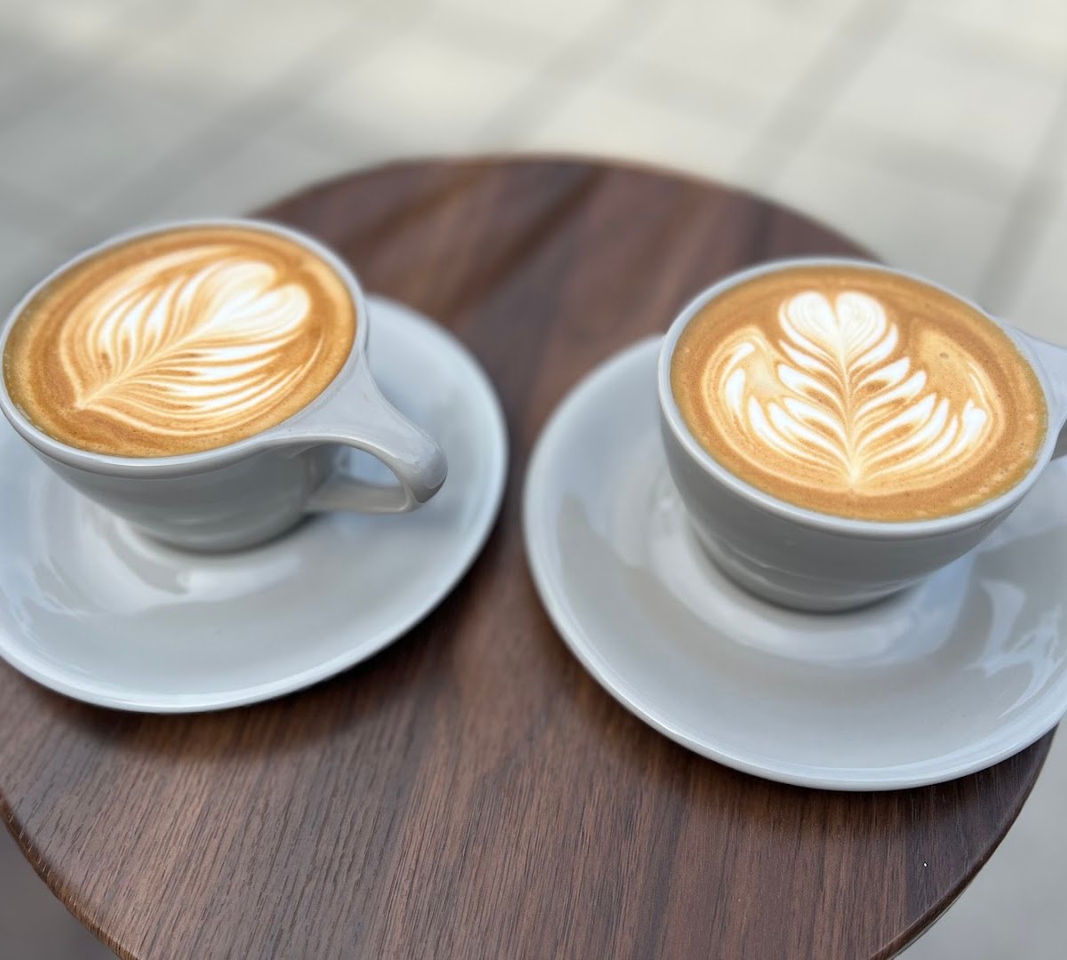 Coffee at HOOP COFFEE Osaka Castle Park, specialty coffee shop in Osaka