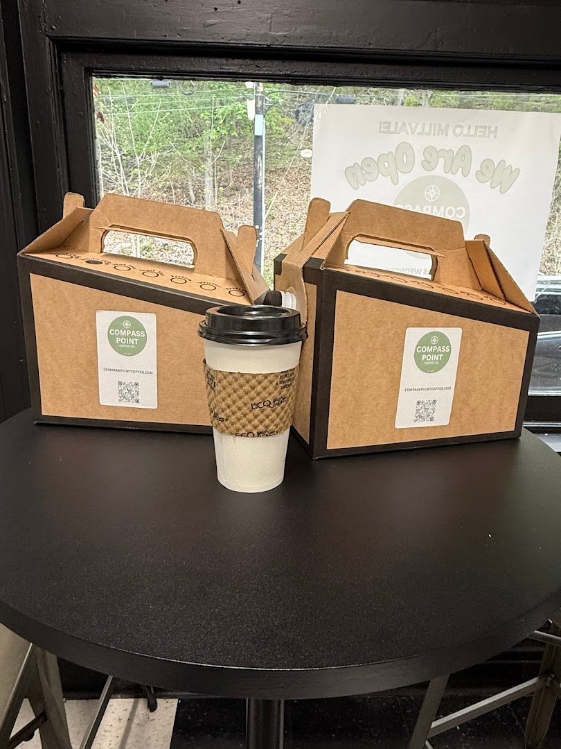 Coffee at Compass Point Coffee, specialty coffee shop in Pittsburgh