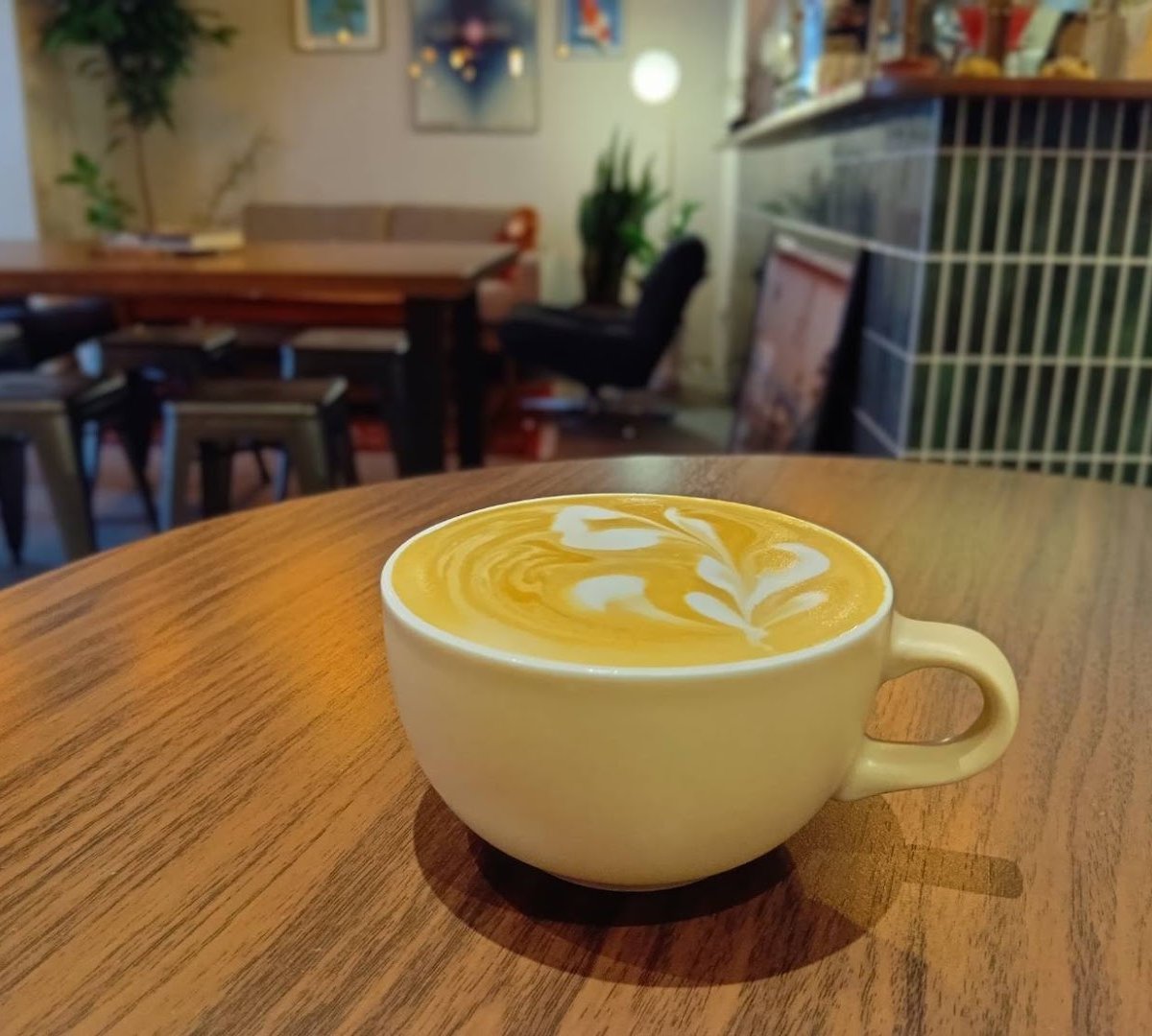 Coffee at Perk'n Peek Coffee, specialty coffee shop in Osaka