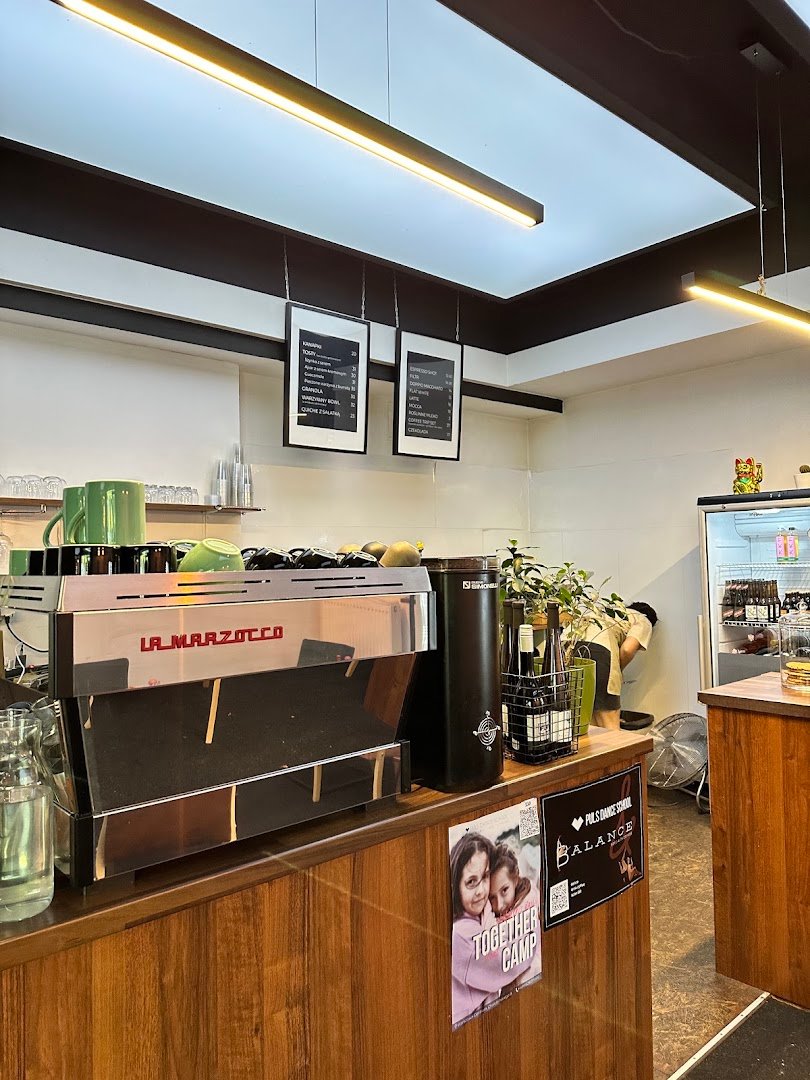 Interior of Balance Speciality Coffee, specialty coffee shop in Warsaw
