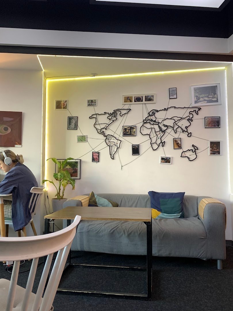 Interior of Balance Speciality Coffee, specialty coffee shop in Warsaw