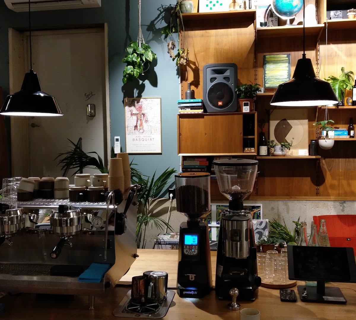 Interior of Stockholm Roast, specialty coffee shop in Stockholm