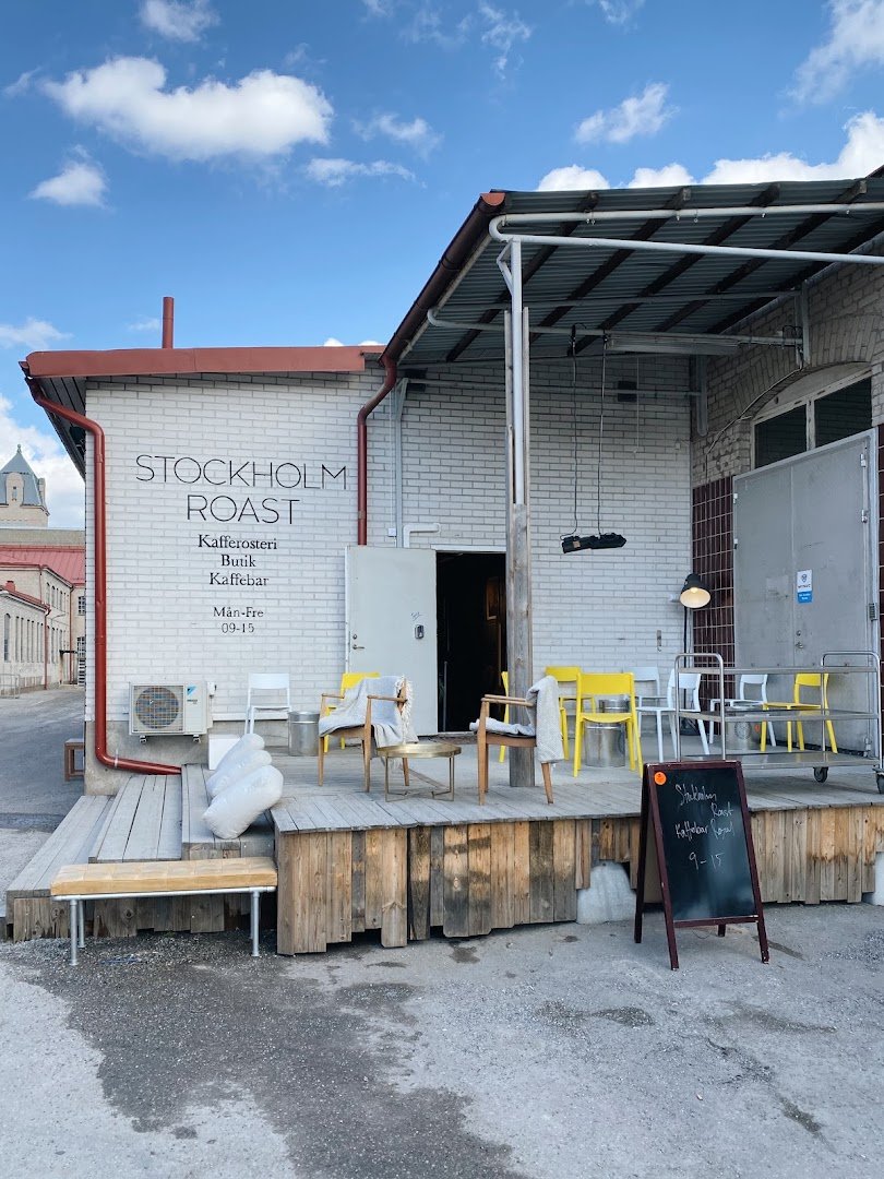 Storefront of Stockholm Roast, specialty coffee shop in Stockholm