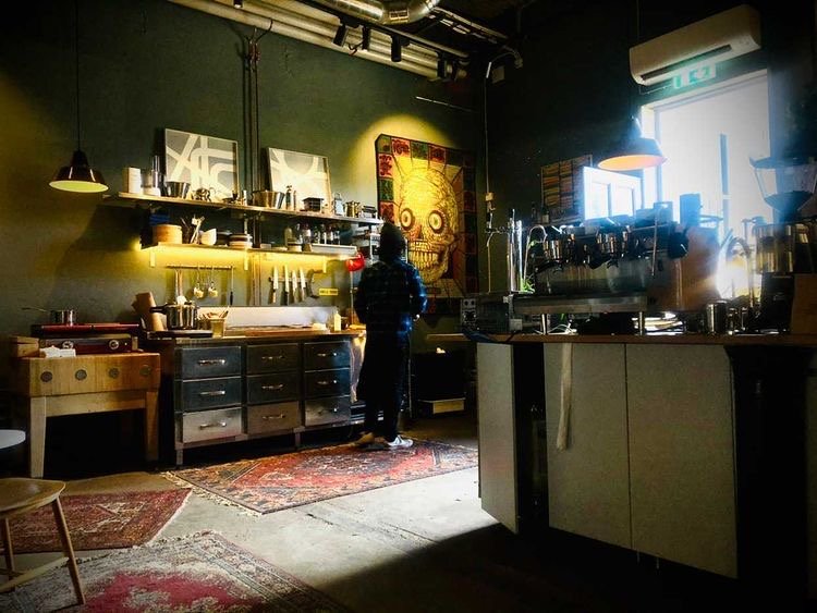 Interior of Stockholm Roast, specialty coffee shop in Stockholm