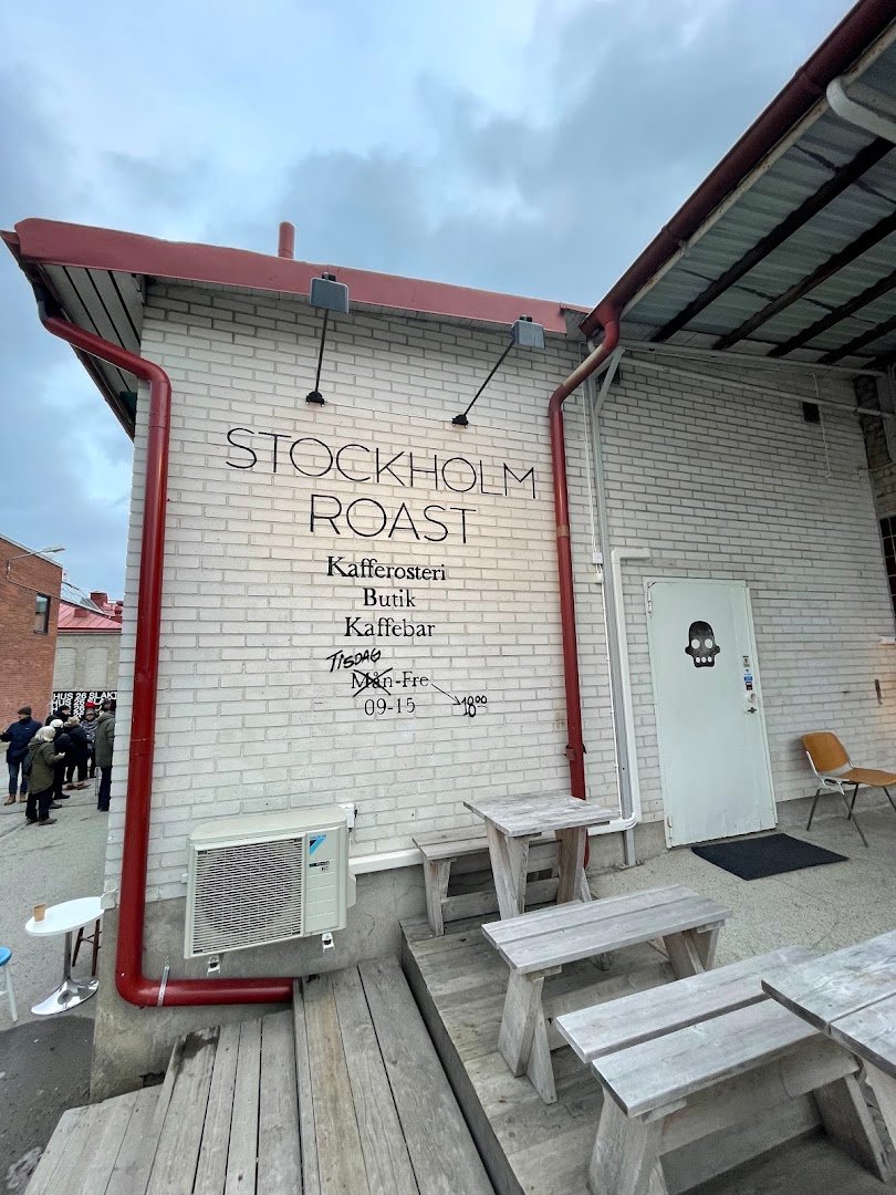 Storefront of Stockholm Roast, specialty coffee shop in Stockholm
