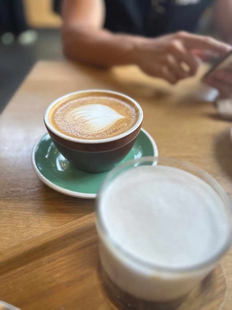 Coffee at CoRo Coffee Room, specialty coffee shop in Oakland