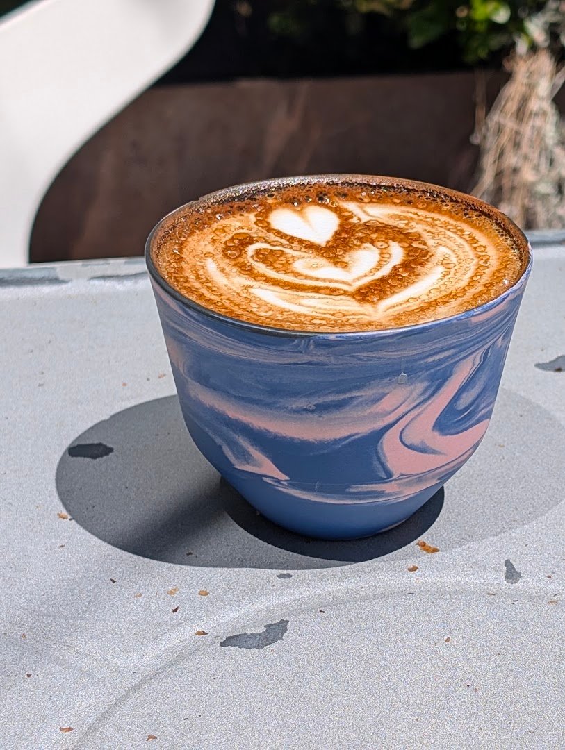 Coffee at CoRo Coffee Room, specialty coffee shop in Oakland