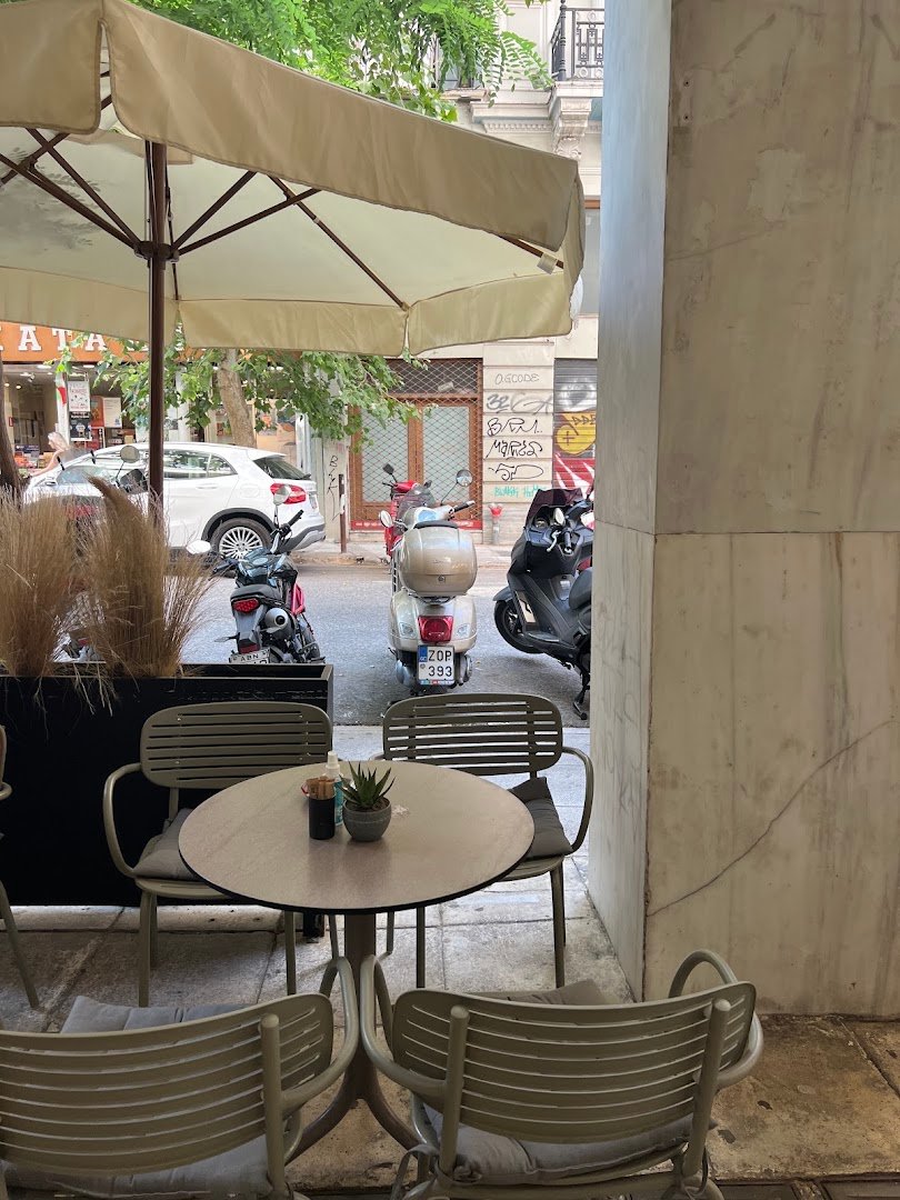 Storefront of Taf Coffee, specialty coffee shop in Athens