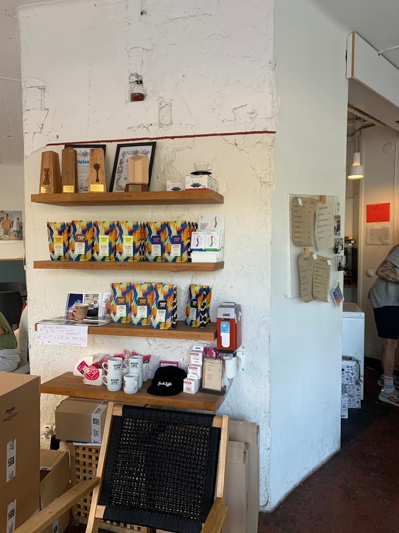 Interior of Sävy, specialty coffee shop in Helsinki