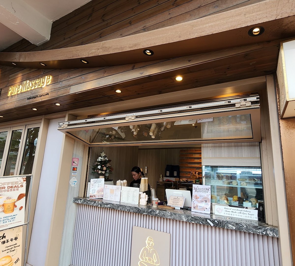 Storefront of Zen Coffee, specialty coffee shop in Hong Kong