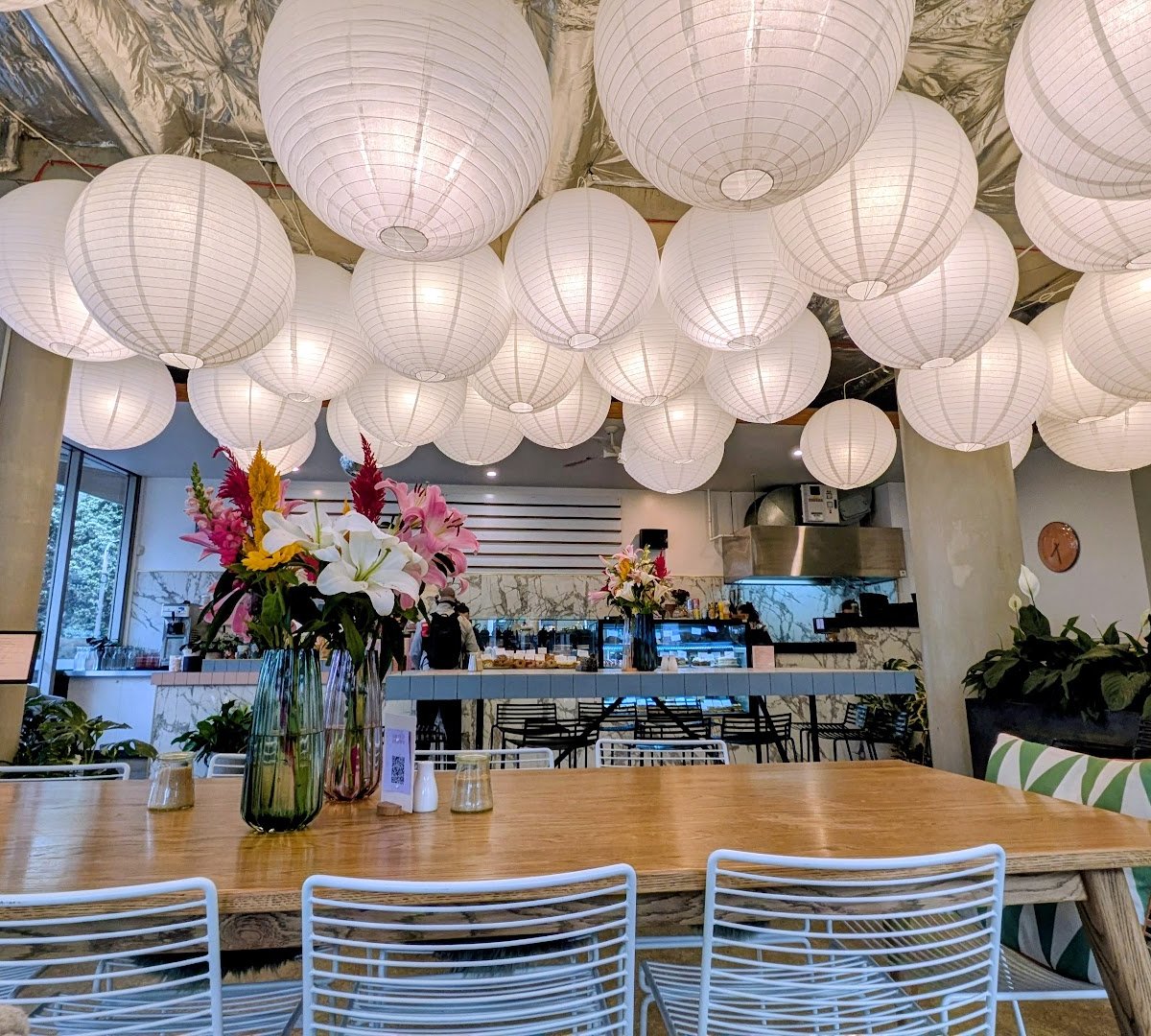 Interior of Sixes And Sevens, specialty coffee shop in Wellington