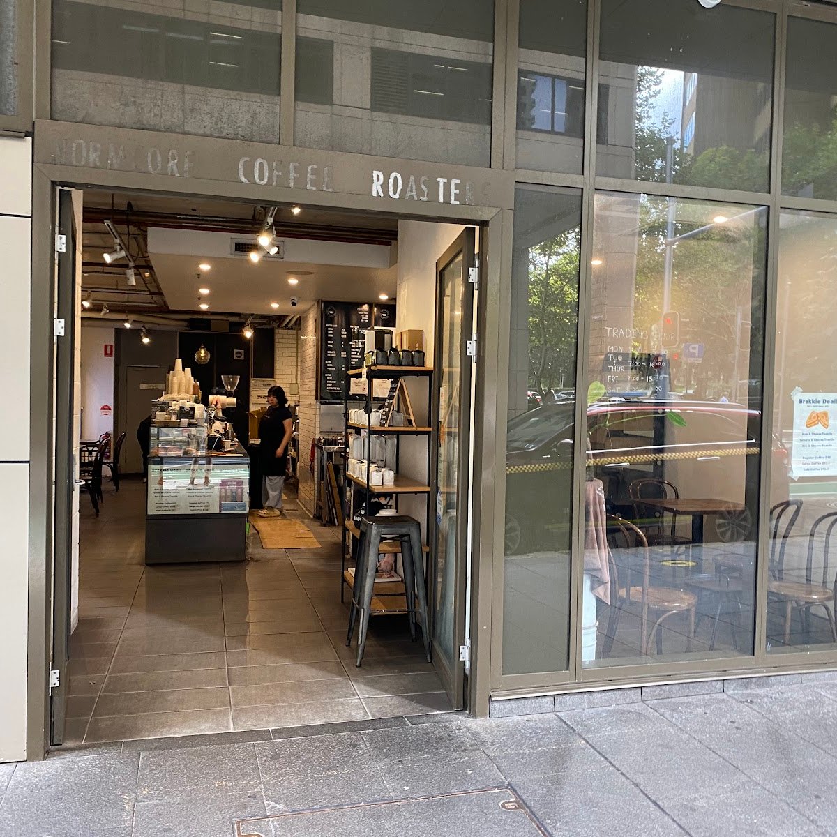 Storefront of Cloudline Coffee, specialty coffee shop in Sydney