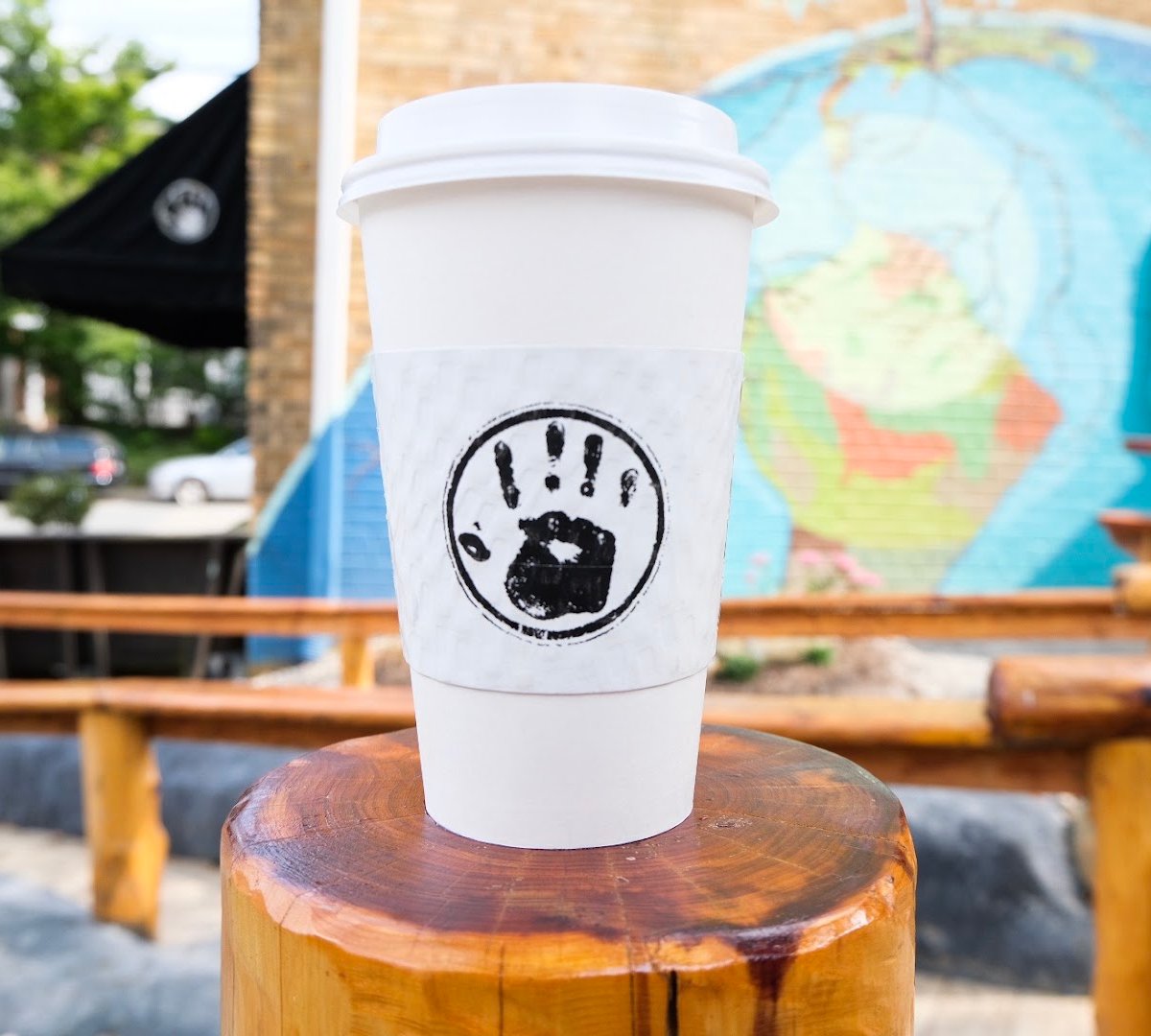 Coffee at Black Hand Coffee Co, specialty coffee shop in Richmond