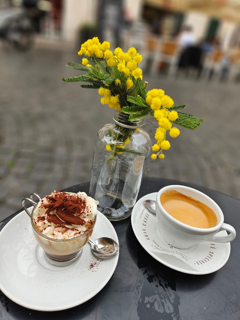 Coffee at Sant' Eustachio Caffè, specialty coffee shop in Rome