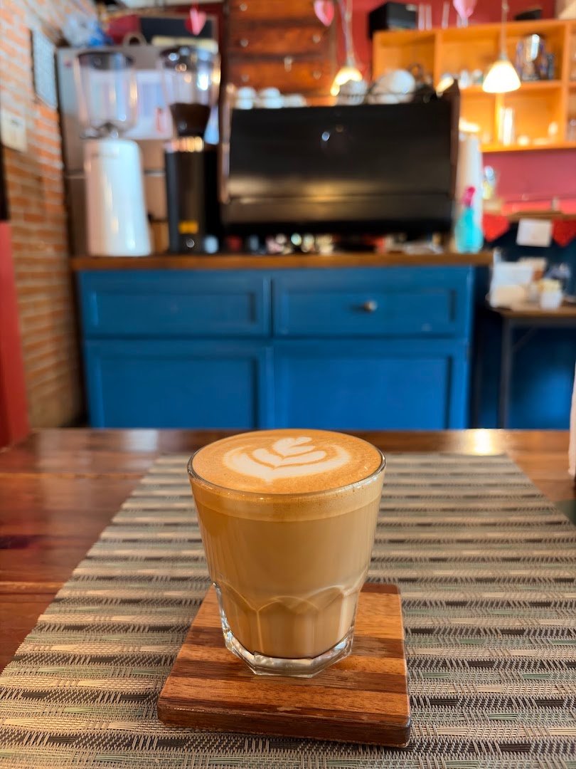 Coffee at Casa Cafeína, specialty coffee shop in Mexico City