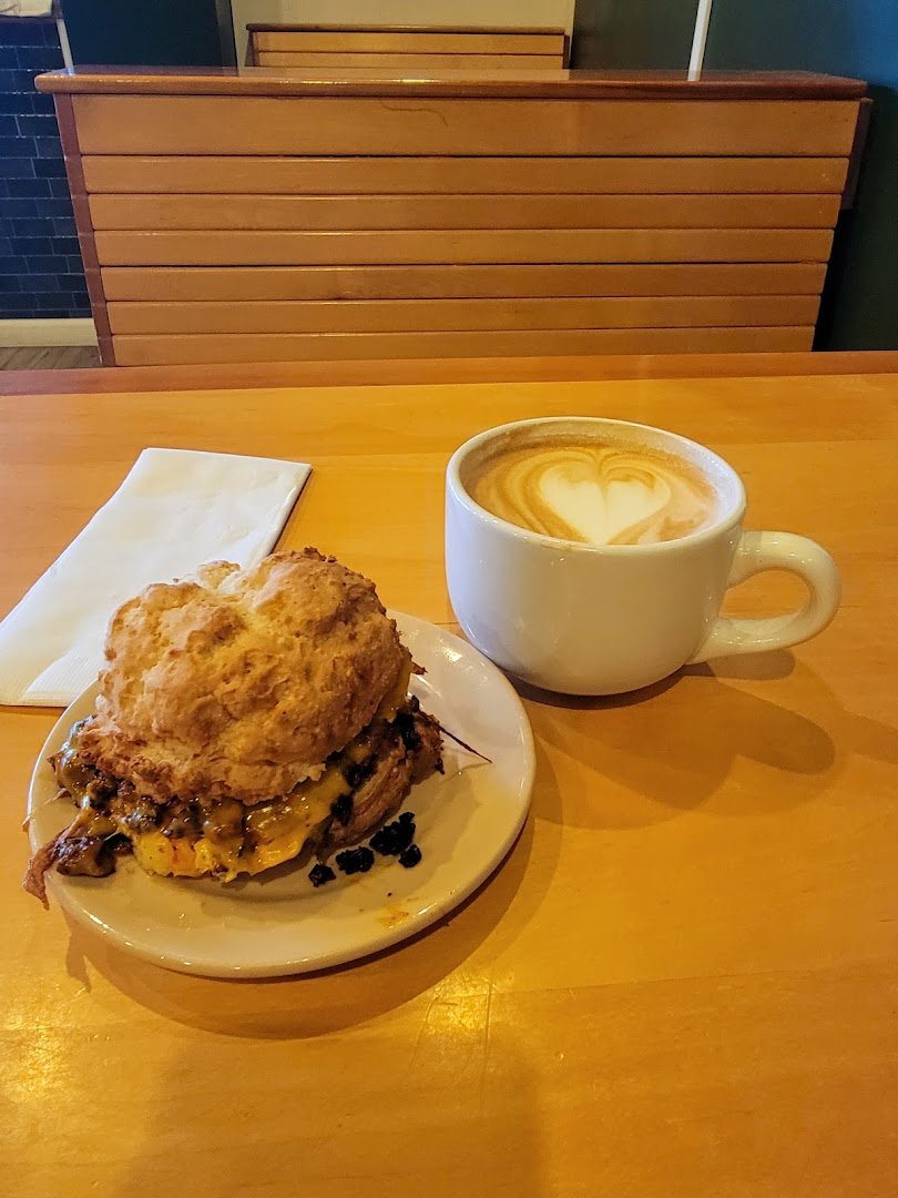 Coffee at Montgomery Court, specialty coffee shop in Rochester