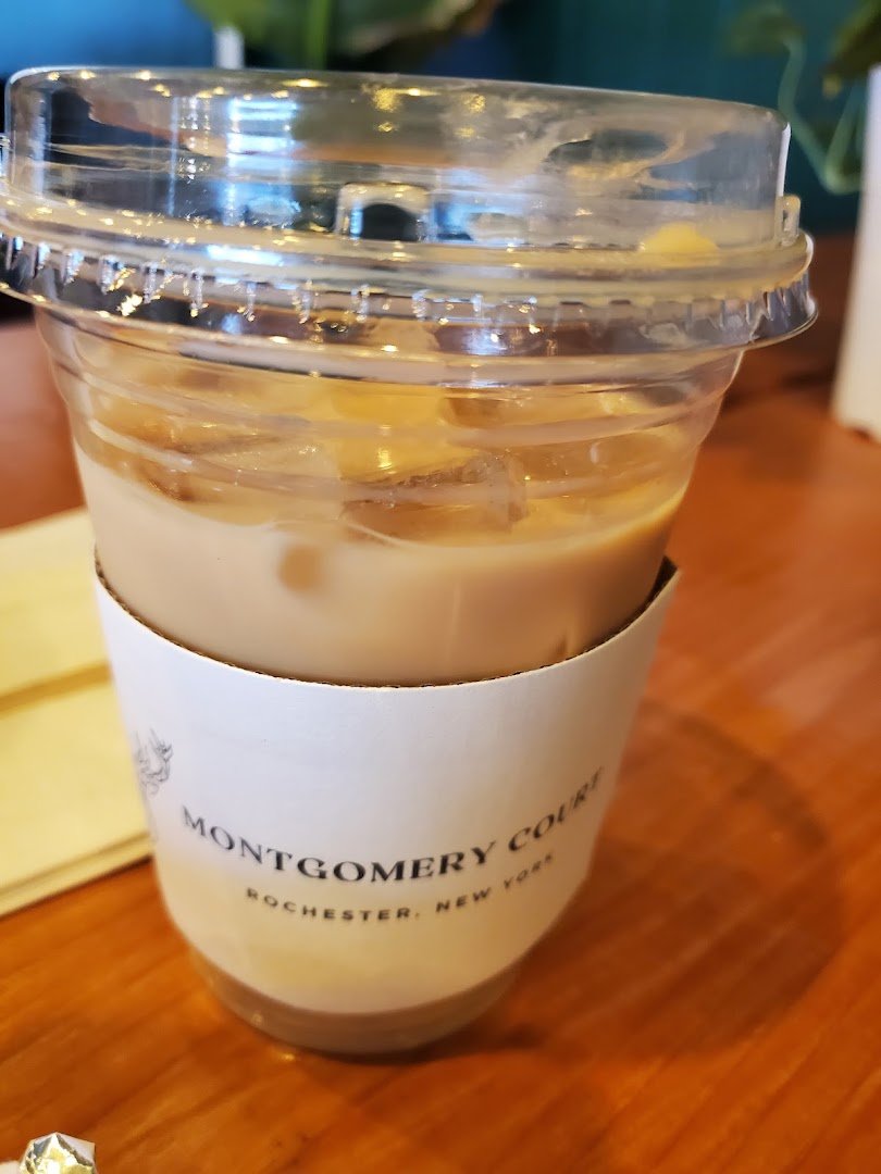 Coffee at Montgomery Court, specialty coffee shop in Rochester