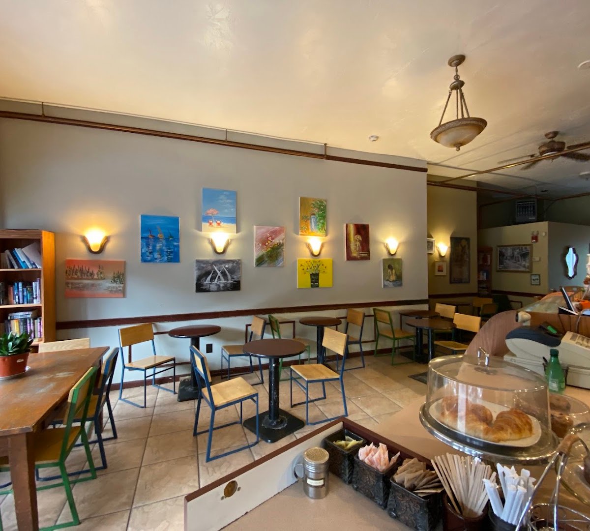 Interior of Espress Yourself Coffee, specialty coffee shop in Worcester