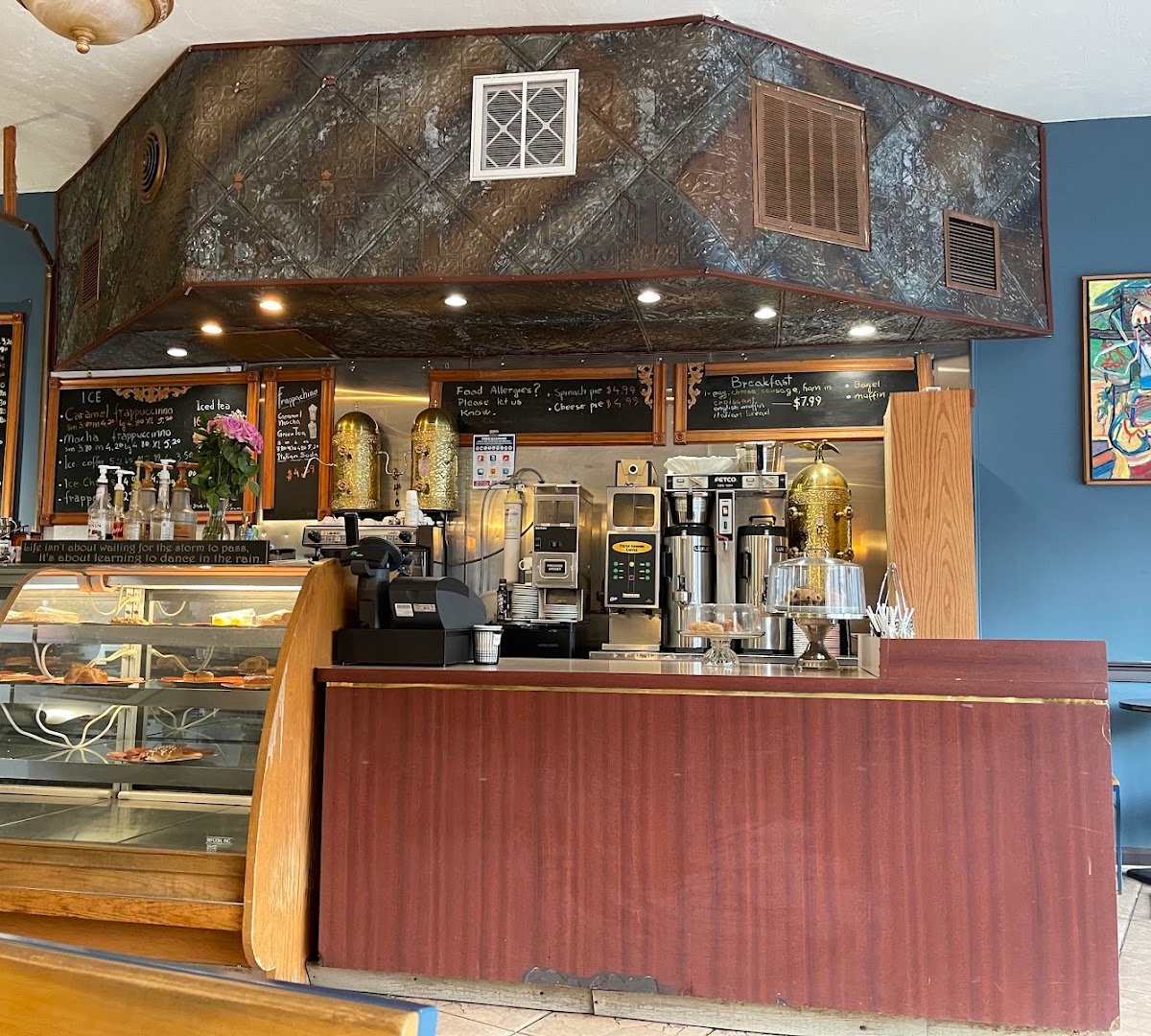 Interior of Espress Yourself Coffee, specialty coffee shop in Worcester