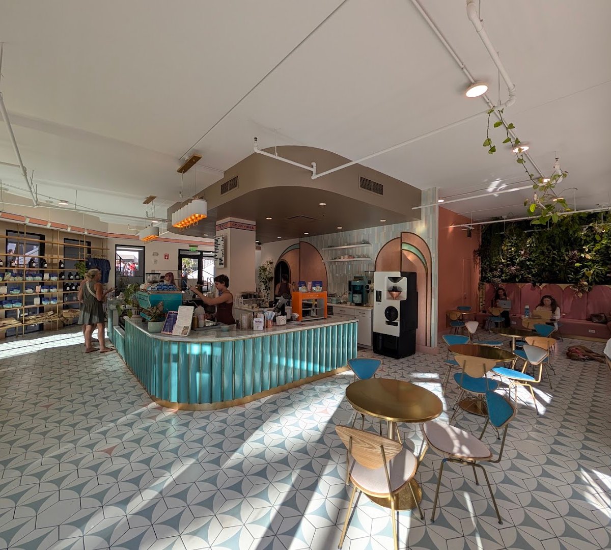 Interior of Paradeco Coffee Roasters, specialty coffee shop in Tampa-St. Petersburg