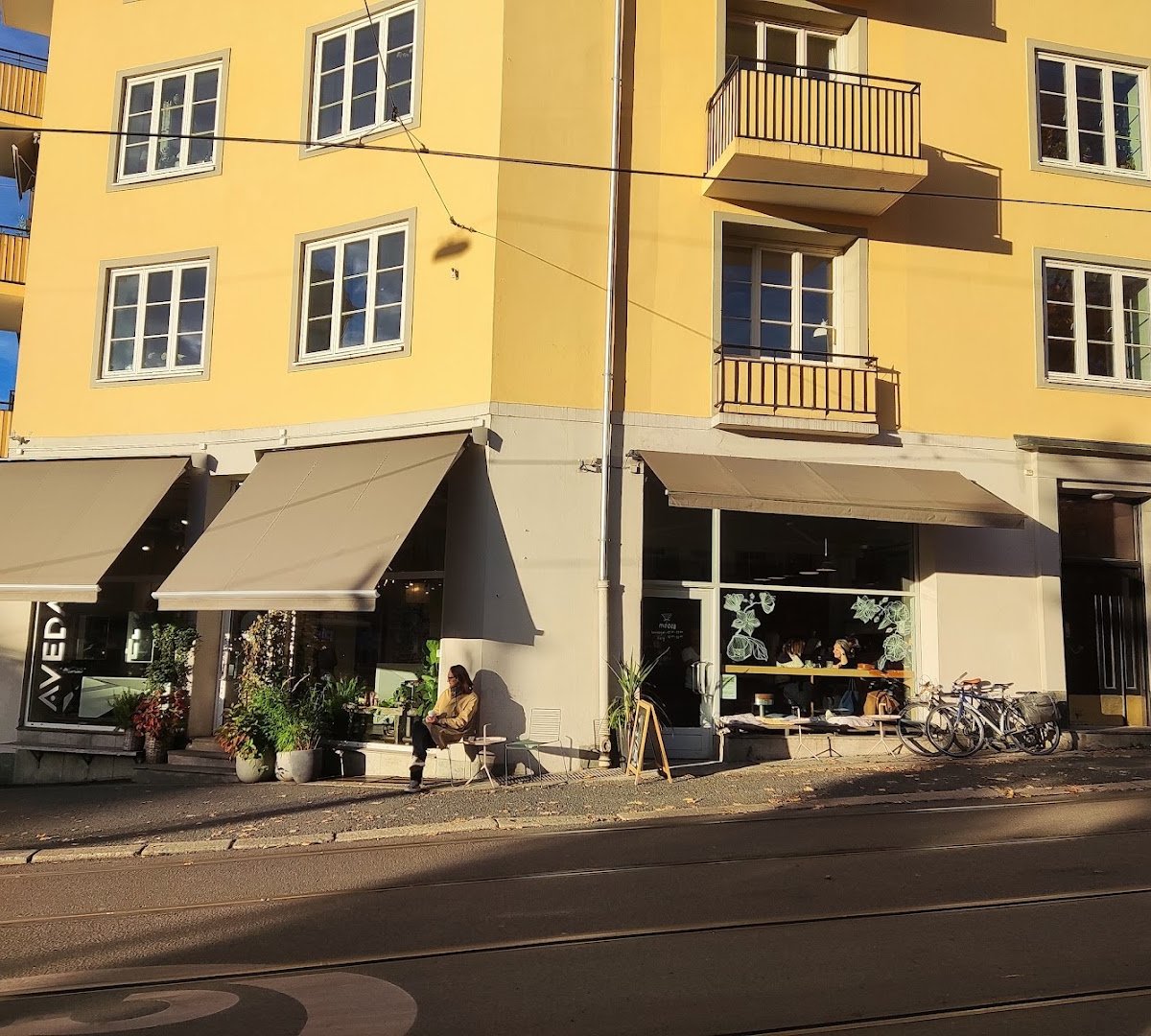 Storefront of Mocca Oslo, specialty coffee shop in Oslo