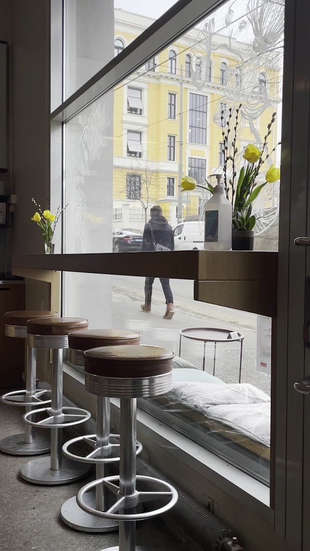 Interior of Mocca Oslo, specialty coffee shop in Oslo