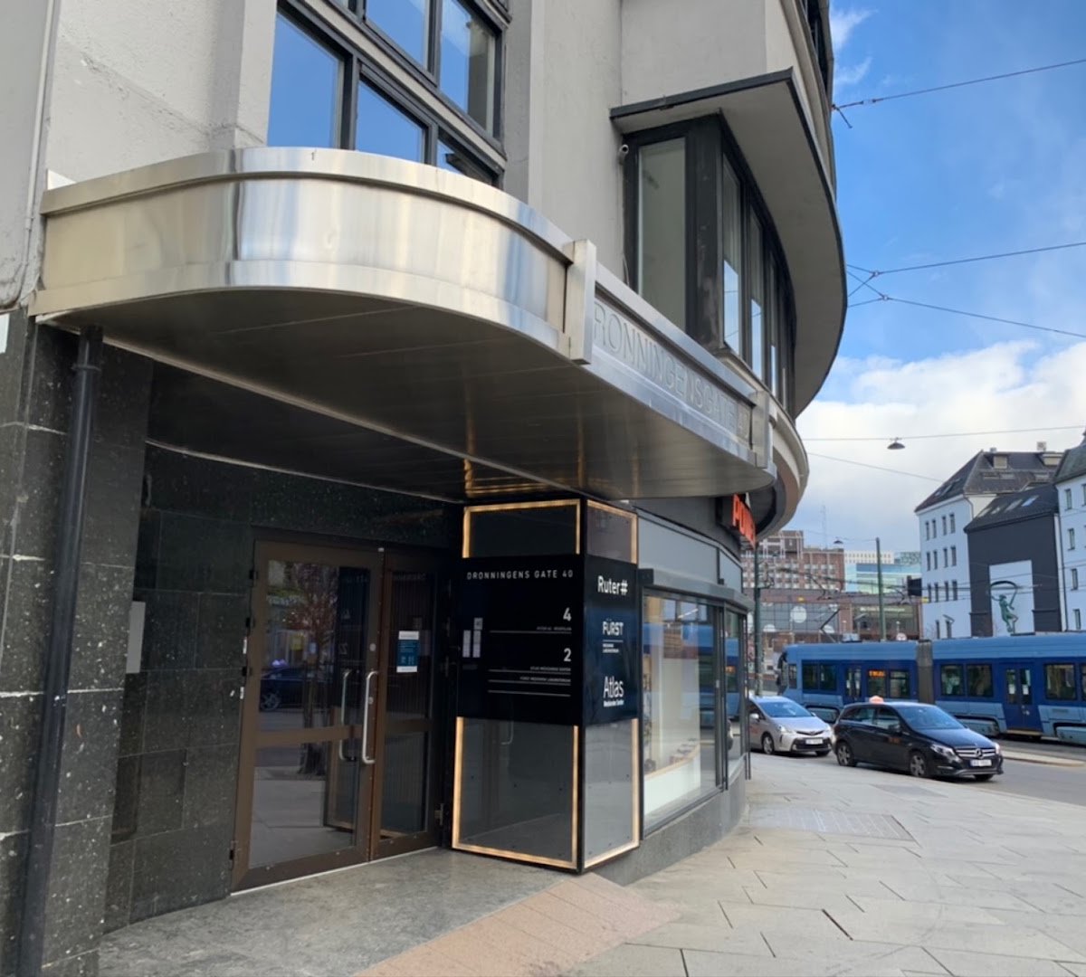 Storefront of Kaffebrenneriet avd Storgata, specialty coffee shop in Oslo