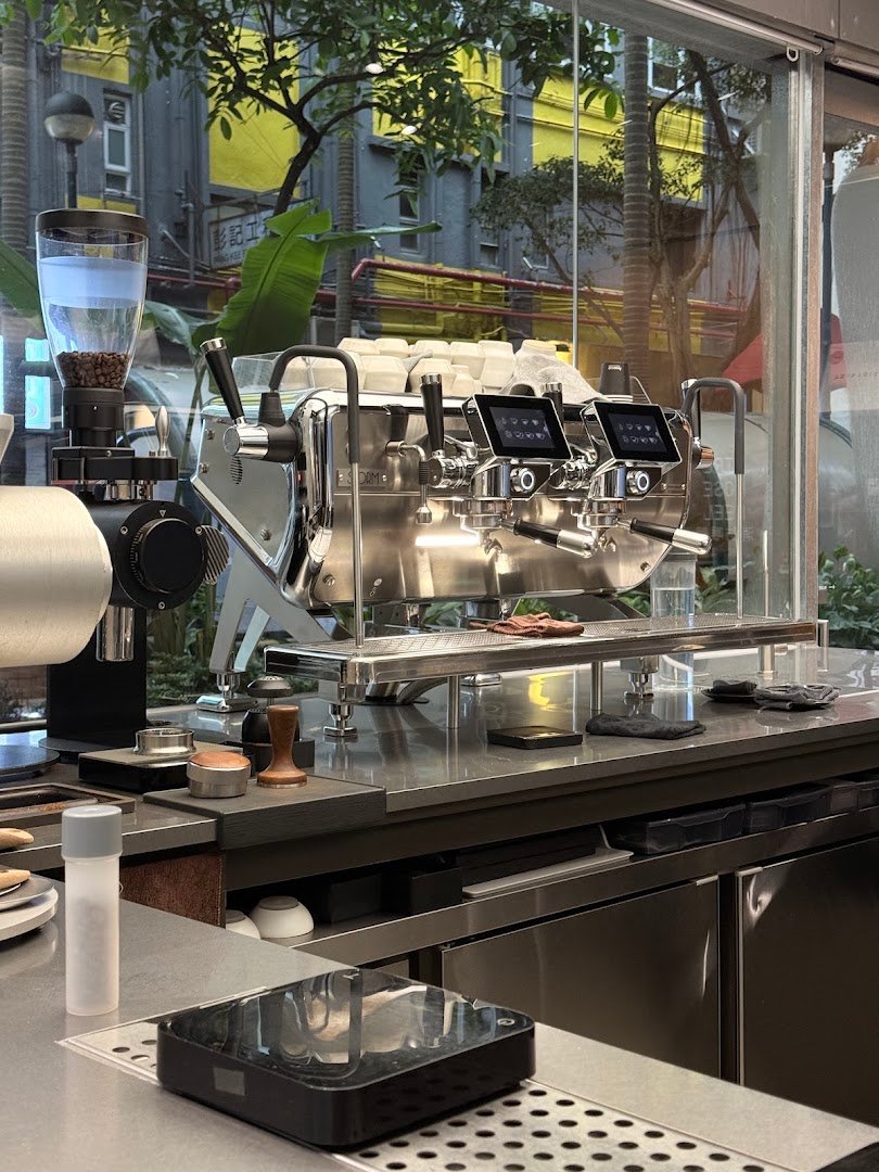 Interior of Craft Coffee Roaster, specialty coffee shop in Hong Kong