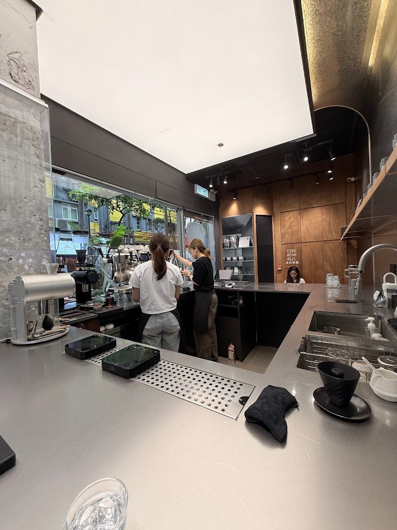 Interior of Craft Coffee Roaster, specialty coffee shop in Hong Kong
