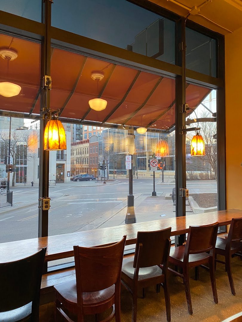 Interior of Colectivo Coffee On the Square, specialty coffee shop in Madison