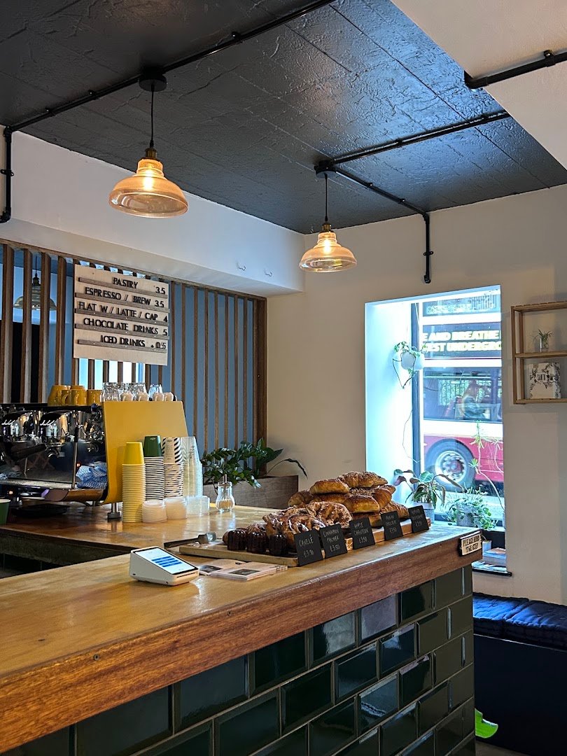 Interior of Santu Coffee, specialty coffee shop in Edinburgh