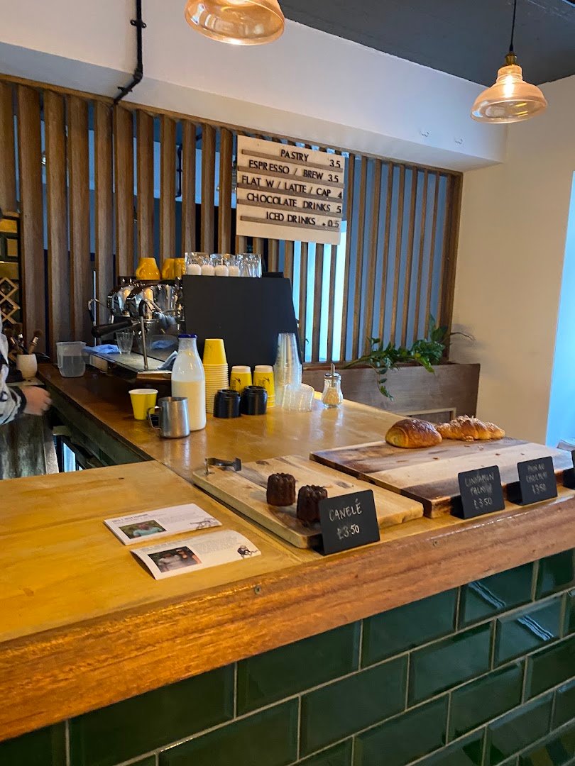 Interior of Santu Coffee, specialty coffee shop in Edinburgh