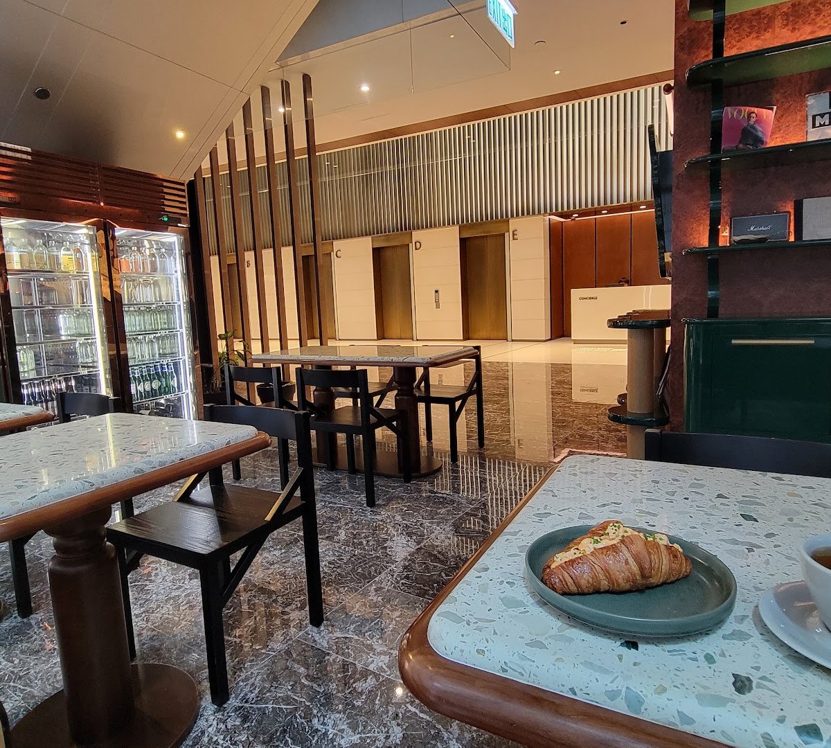 Interior of Coffeelin, specialty coffee shop in Hong Kong