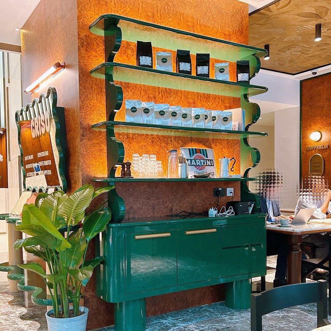 Interior of Coffeelin, specialty coffee shop in Hong Kong