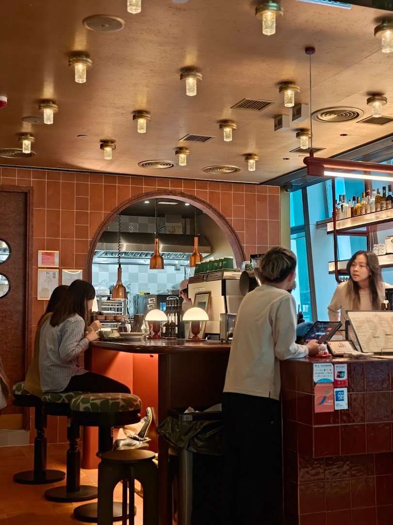 Interior of Coffeelin, specialty coffee shop in Hong Kong