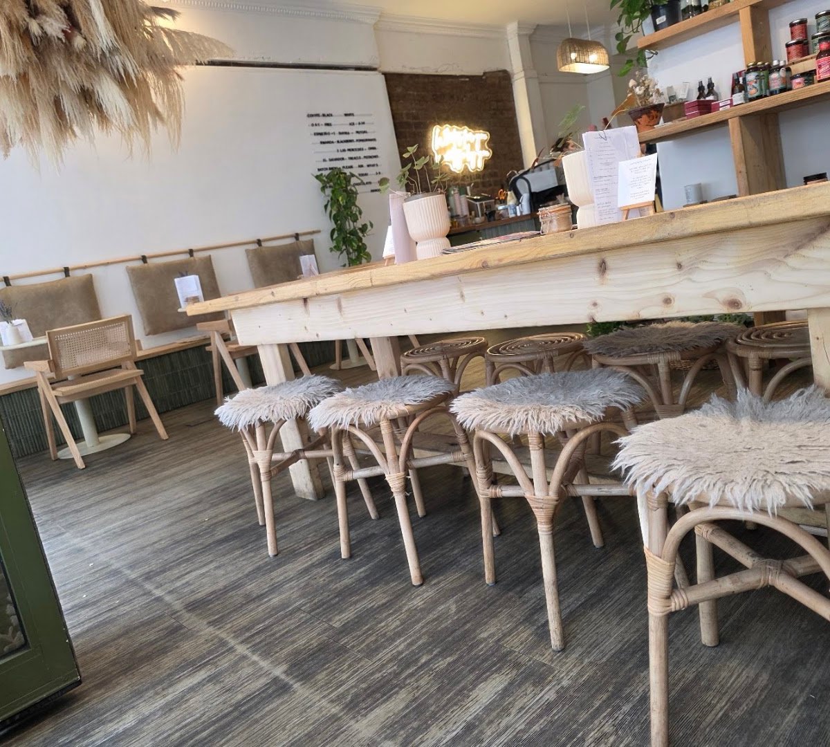 Interior of Disposition, specialty coffee shop in Edinburgh