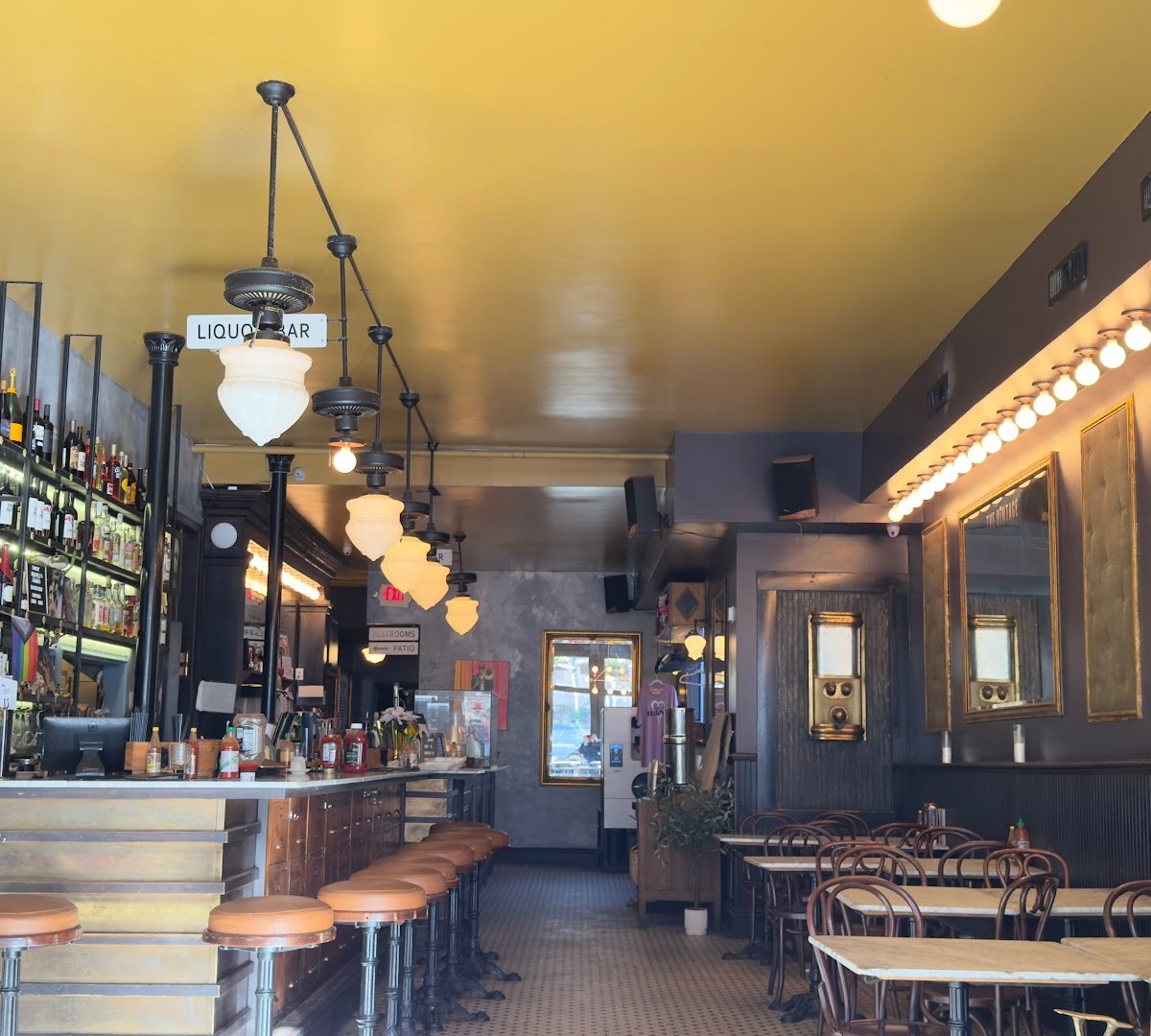 Interior of The Vintage, specialty coffee shop in New Orleans