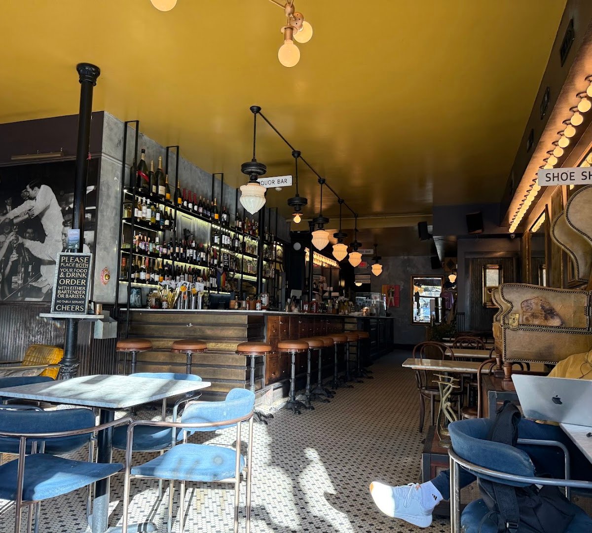 Interior of The Vintage, specialty coffee shop in New Orleans