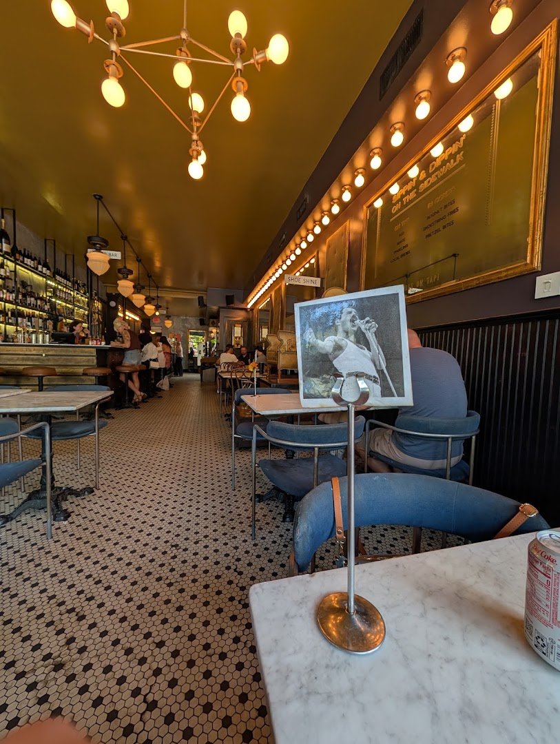 Interior of The Vintage, specialty coffee shop in New Orleans