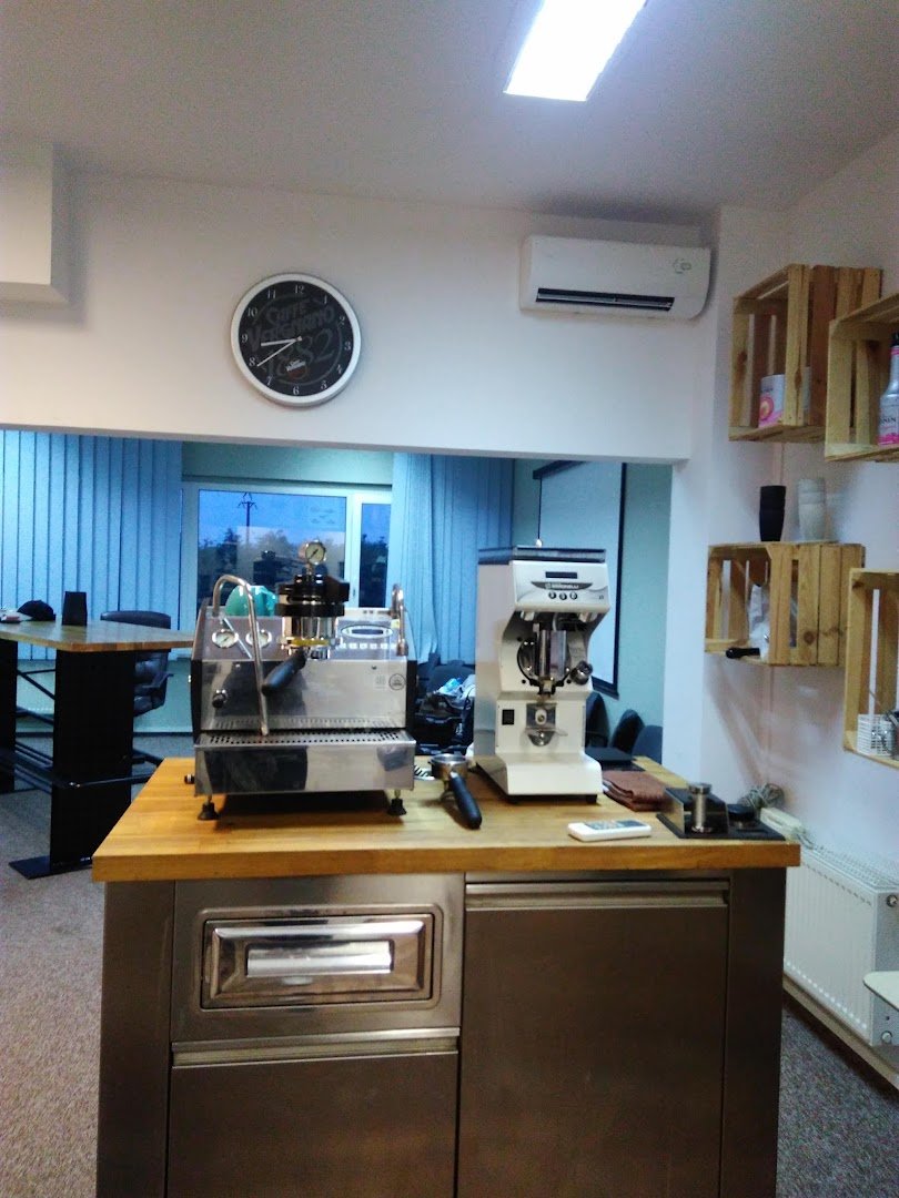 Interior of COFFEELAB, specialty coffee shop in Warsaw