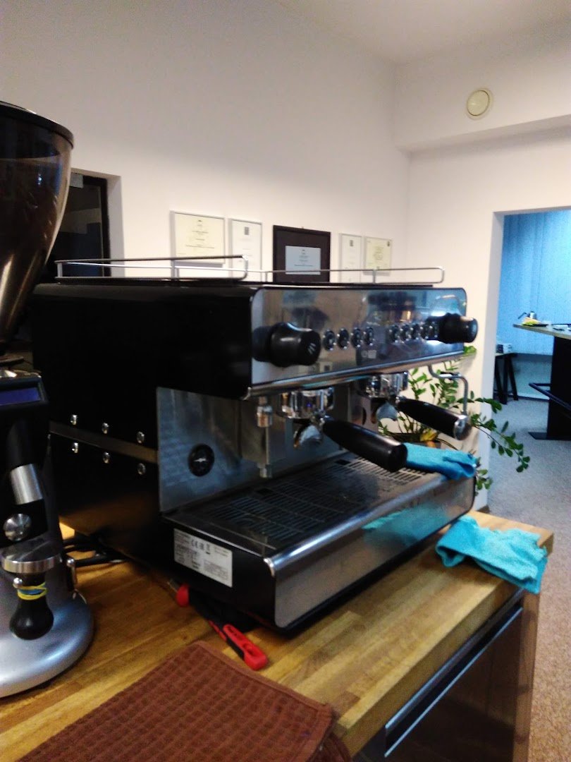 Interior of COFFEELAB, specialty coffee shop in Warsaw