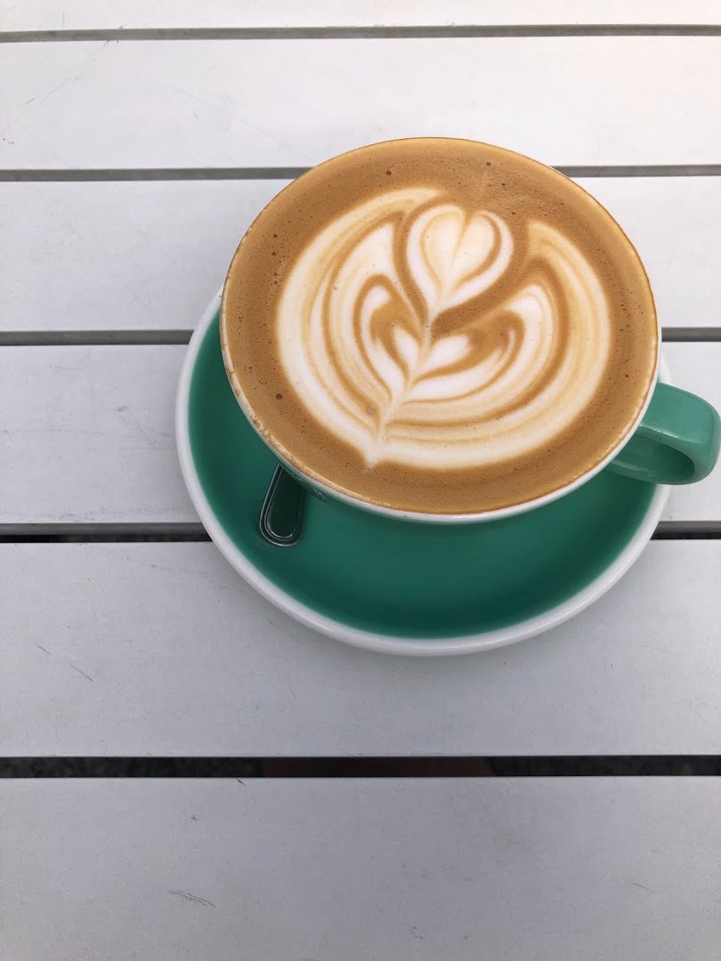 Coffee at Dune Coffee Roasters, specialty coffee shop in Santa Barbara